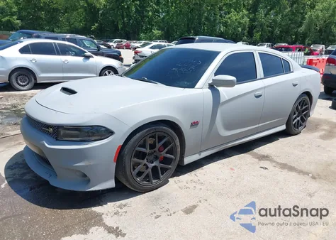 2018 Dodge Charger R/T Scat Pack Rwd z USA, uszkodzony, nr VIN 2C3CDXGJ6JH248182